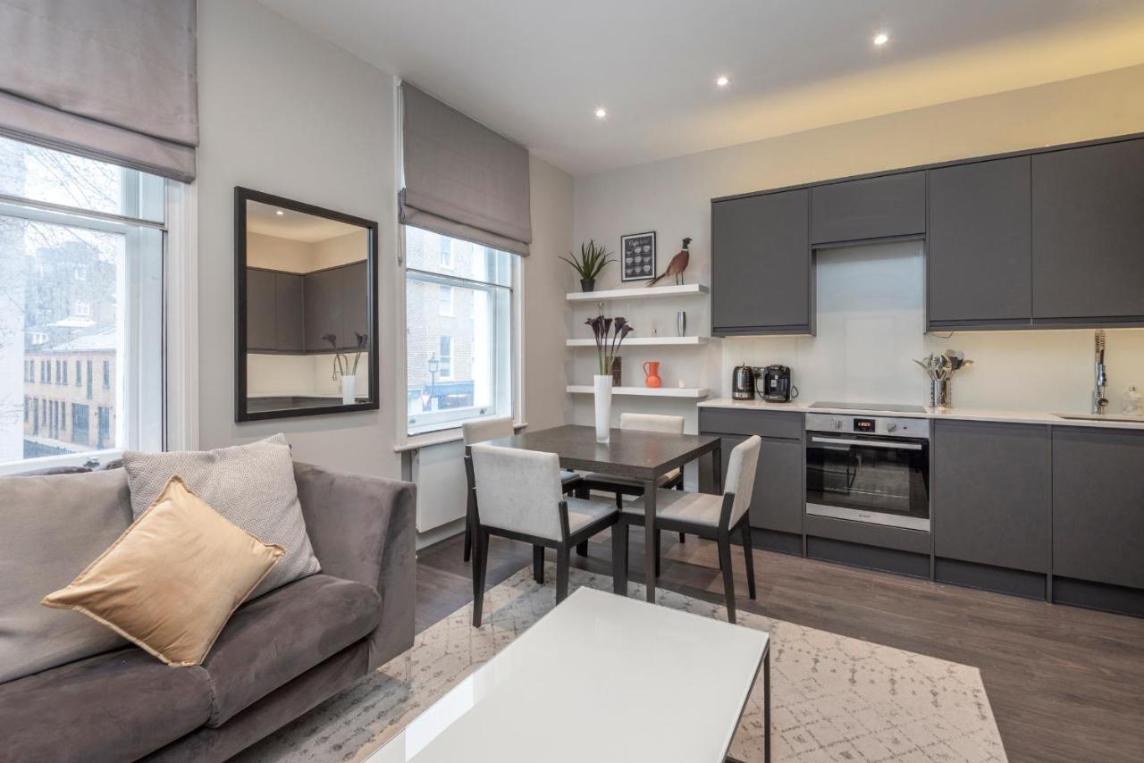 ロンドンLuxury Georgian House In Marylebone: Modern 1-Bed Retreatアパートメント エクステリア 写真