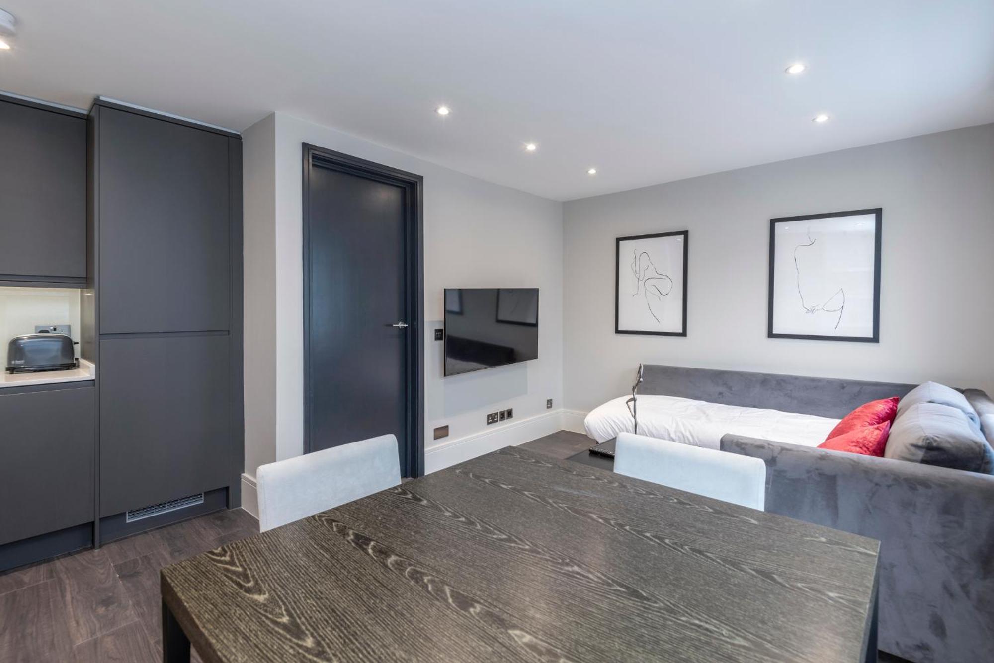 ロンドンLuxury Georgian House In Marylebone: Modern 1-Bed Retreatアパートメント エクステリア 写真